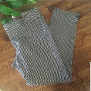 Banana Republic Houndstooth Sloan pants 2P